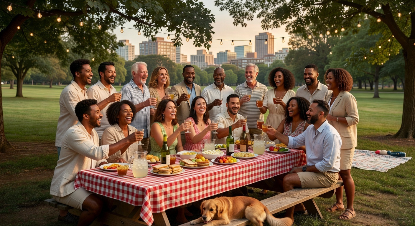 Urbanicity magazine annual staff picnic